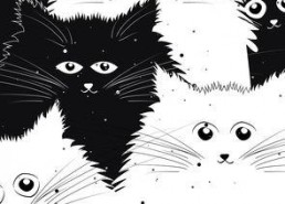 猫黑色漫画